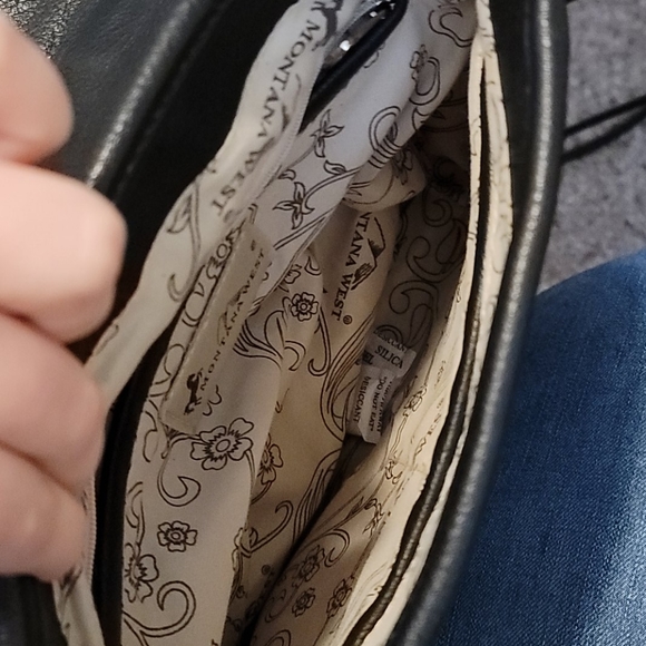 Embroidered satchel bag - Picture 3 of 3